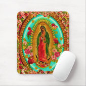 Lady Guadalupe Mexikanische St. Jungfrau Mary Mousepad (Mit Mouse)