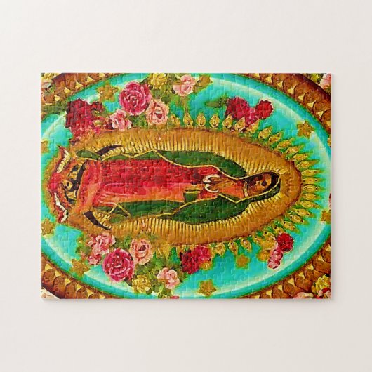 Lady Guadalupe Mexikanische St. Jungfrau Mary Puzzle (Horizontal)