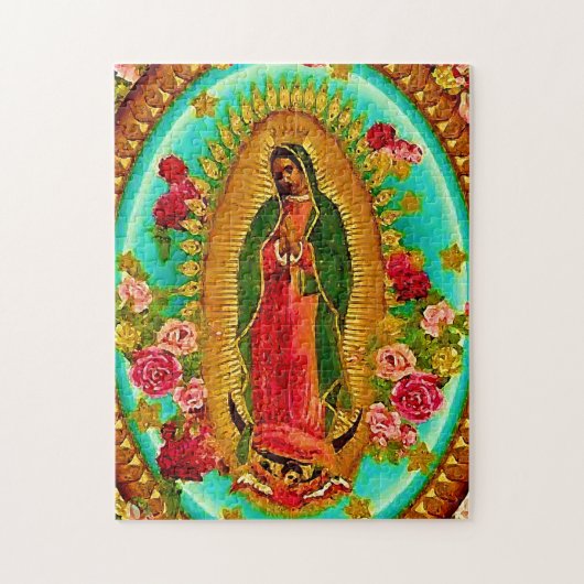 Lady Guadalupe Mexikanische St. Jungfrau Mary Puzzle (Vertikal)