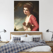 Lady Hamilton als Nature Romney Leinwand Art (Insitu (Schlafzimmer))