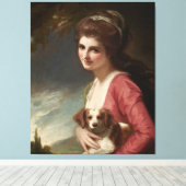 Lady Hamilton als Nature Romney Leinwand Art (Insitu (Holzboden))