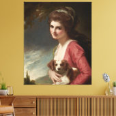 Lady Hamilton als Nature Romney Leinwand Art (Insitu (Wohnzimmer))