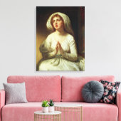 Lady Hamilton Praying Leinwanddruck (Insitu (Wohnzimmer))