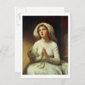 Lady Hamilton Praying Postkarte (Vorne/Hinten)