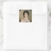 Lady Hamilton Quadratischer Aufkleber (Tasche)