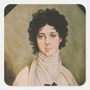 Lady Hamilton Quadratischer Aufkleber