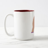 Lady Hands Zweifarbige Tasse (Links)