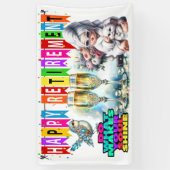 Lady HAPPY RETIREMENT BANNER (Vertikal)