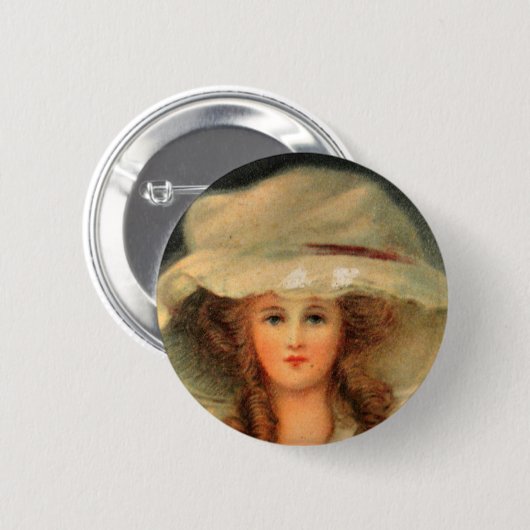 Lady Hat Button (Vorne & Hinten)