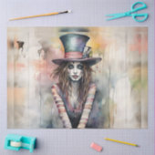 Lady Hatter Mad Hatter Alice im Wunderland Paper Seidenpapier (Basteln)