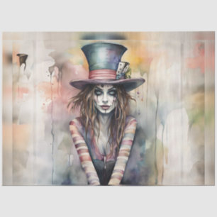 Lady Hatter Mad Hatter Alice im Wunderland Paper Seidenpapier
