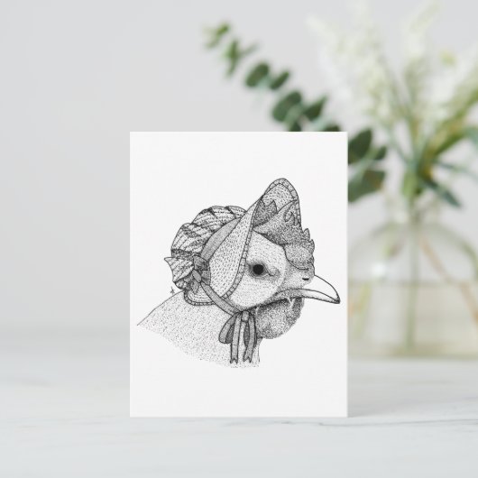 Lady Henrietta Postkarte (Stehend Vorderseite)