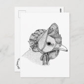 Lady Henrietta Postkarte (Vorne/Hinten)