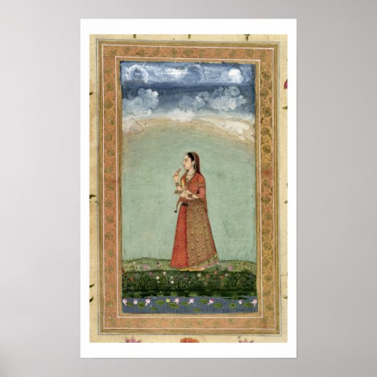 Lady holding a bowl of roses, from the Small Clive Poster (Vorne)