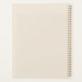 Lady Holding Bouquet Blume Grüne Abstrakte Kunst Planer (Rückseite)