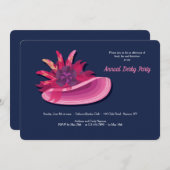 Lady Hut 2 Derby-Party Einladung (Vorne/Hinten)