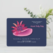 Lady Hut 2 Derby-Party Einladung (Stehend Vorderseite)