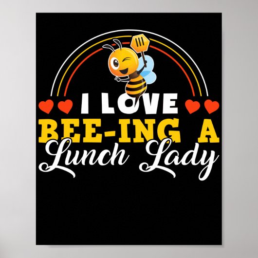 Lady I Liebe Bee zum Mittagessen - Dame zum Mittag Poster (Vorne)
