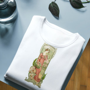 Lady im Gewächshaus Große Größe T-Shirt