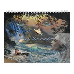Lady im Wasser Kalender