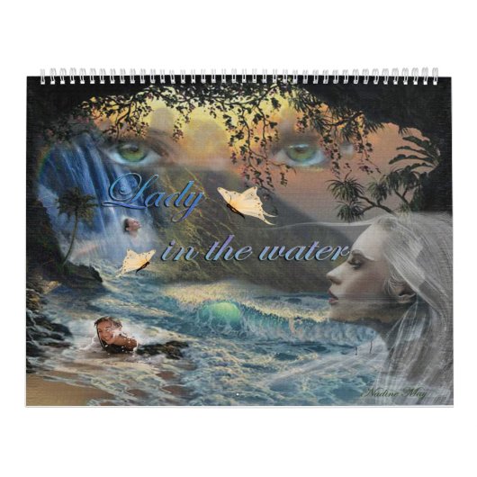Lady im Wasser Kalender (Titelbild)