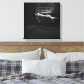 Lady im Wasser Leinwanddruck (Insitu (Schlafzimmer))