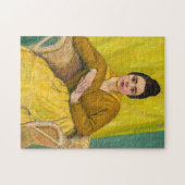 Lady im Wicker-Stuhl | Koloman Moser Puzzle (Horizontal)