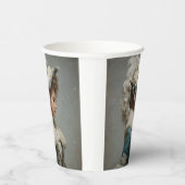 Lady im Winter Pappbecher (Rechts)