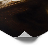 Lady im Winter Poster (Ecke)