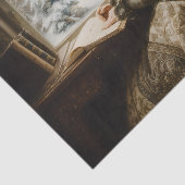 Lady im Winter Seidenpapier (Ausschnitt)