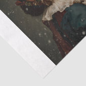 Lady im Winter Seidenpapier (Ausschnitt)