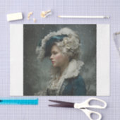 Lady im Winter Seidenpapier (Handwerk)