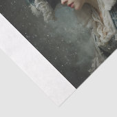 Lady im Winter Seidenpapier (Ausschnitt)