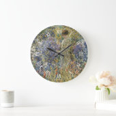 Lady in a Garden von Frederick Frieseke, Fine Art Große Wanduhr (Zuhause)