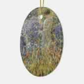 Lady in a Garden von Frederick Frieseke, Fine Art Keramik Ornament (Links)