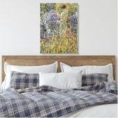 Lady in a Garden von Frederick Frieseke, Fine Art Leinwanddruck (Insitu (Schlafzimmer))