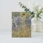 Lady in a Garden von Frederick Frieseke, Fine Art Postkarte (Stehend Vorderseite)