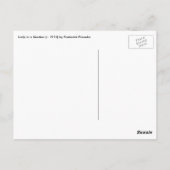 Lady in a Garden von Frederick Frieseke, Fine Art Postkarte (Rückseite)