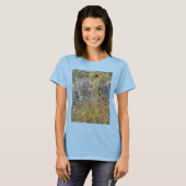 Lady in a Garden von Frederick Frieseke, Fine Art T-Shirt (Vorne ganz)
