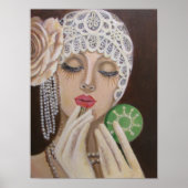 LADY IN A LACE HAT POSTER (Vorne)