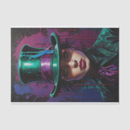 Lady in a Top Hat Surrealismus und Pop Art Decoupa Seidenpapier