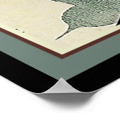 Lady in Black Dress ca. 1931 Art Deco Poster (Ecke)