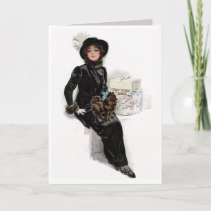 Lady in Black Karte
