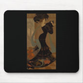 Lady in Black Mousepad (Vorne)