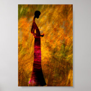 Lady in Black Poster