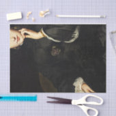 Lady in Black Seidenpapier (Handwerk)