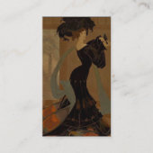 Lady in Black Visitenkarte (Vorderseite)