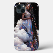Lady in Clouds African American Art Case-Mate iPhone Hülle (Rückseite)