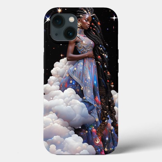 Lady in Clouds African American Art Case-Mate iPhone Hülle (Rückseite)