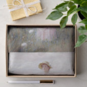 Lady in einem Bereich von Blume von Frederick Diel Seidenpapier (Geschenk)